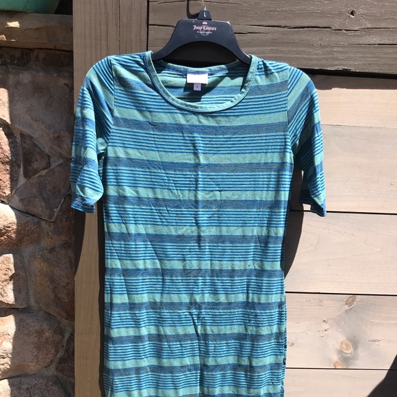 LuLaRoe Striped Julia Dress - Size S - Picture 2 of 2